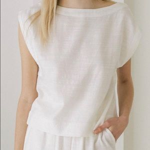 Laude the Label Women’s Ivory crop top